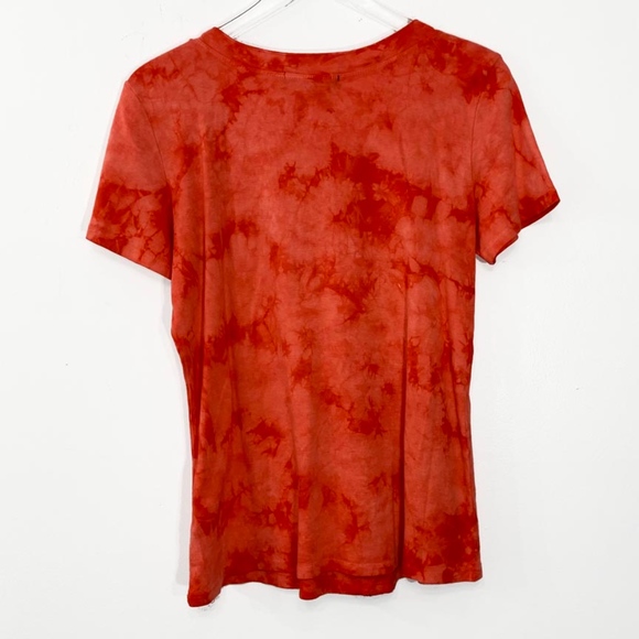 *SOLD* BLEU Small T-Shirt Orange Gold Embellished - Picture 5 of 8